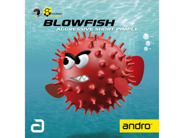Potah ANDRO Blowfish červená 1,8